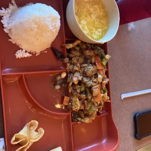 Kung Pao Chicken Rice Box