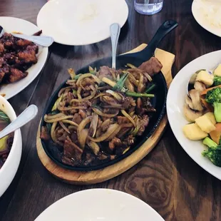 Sizzling Mongolian Chicken