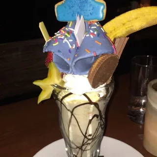 Giant Blue Fortune Cookie