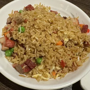 The BBQ pork fried rice was excellent!