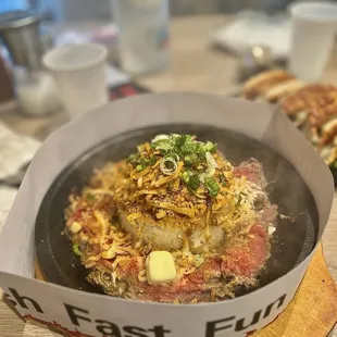Curry Beef CheeseRice ($16.50)