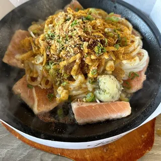 Curry Cheese Salmon Udon