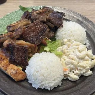 Hawaiian BBQ MixChicken & Beef & Short Ribs