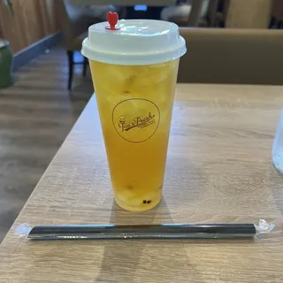 Passion Fruit Tea/Agar Boba