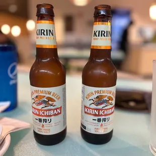 Karin beer served with a cold glass