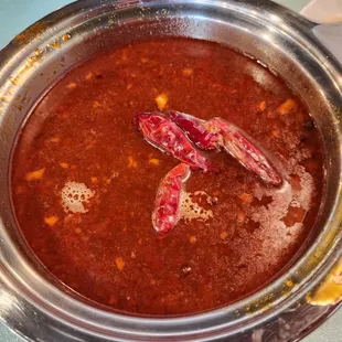 Spicy beef broth Chongqing style