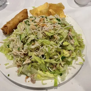 Tao Tao Tossed Shredded Chicken Salad lunch