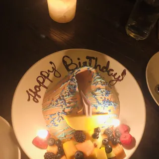 Giant Blue Fortune Cookie