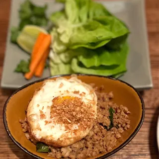 Catering Spicy Thai Chicken Lettuce Wraps