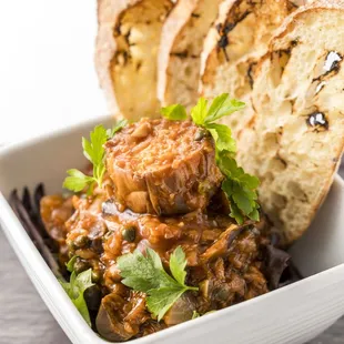 Eggplant Caponata 
シチリア伝統の味 茄子と野菜のトマト煮込み