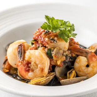 Fresh Pasta Nero " Squid Peperoncino