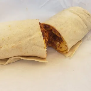 Chorizo and egg burrito- so good