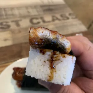 Grilled Eel Musubi (2 pcs)