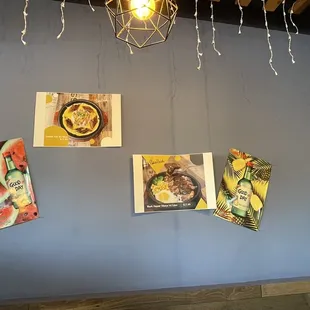 Some drink offerings.