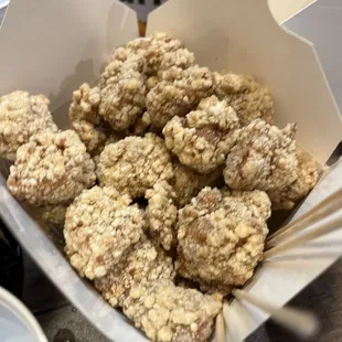 Popcorn chicken: good!