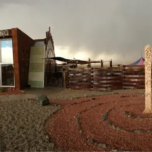 Popped in for a beer right before the storm.