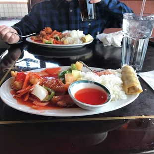 Sweet and sour chicken yummmmmmm