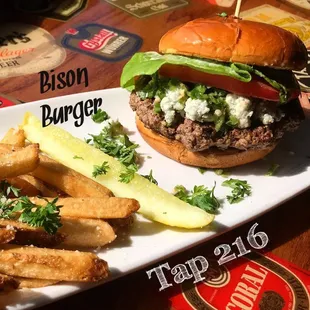Bison Burger! raised in Calloway County!