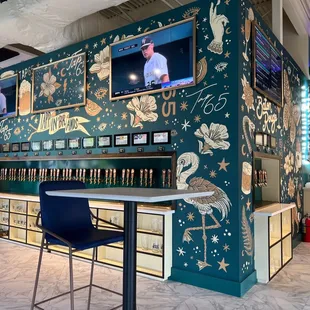 The famous beer wall!