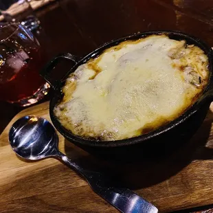 French onion soup.
