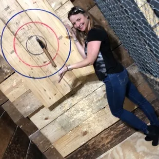 Axe throwing lane