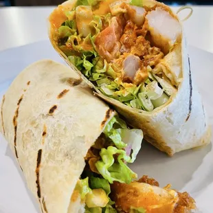 Buffalo Shrimp Wrap