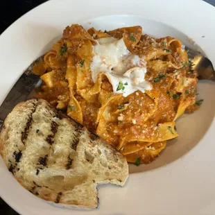 Bolognese with homemade fettuccine