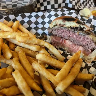 Shroom and Swiss Burger