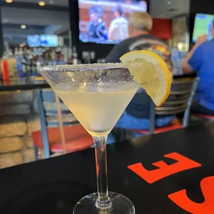 Lemon drop martini