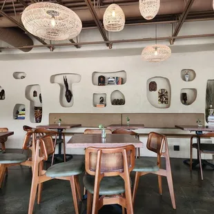 Inside is beautiful decor
