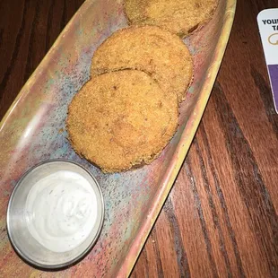 Fried green tomatoes