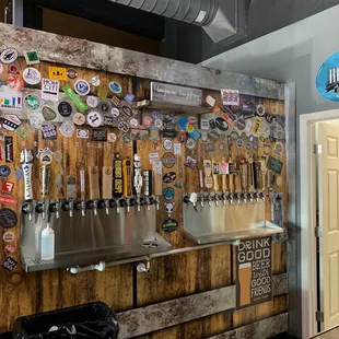 These are all the wonderful taps available