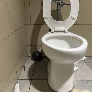 Well we gave it another try only to walk in the restroom to used female products.