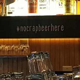 All the beers are local - within 300 miles. Interesting place. Live music tonight, too.