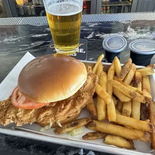 Crispy chicken sammie