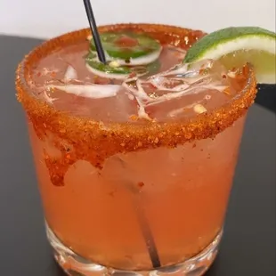 Spicy Peach Margarita