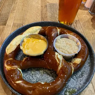 GIANT pretzel and Market Garden draft!