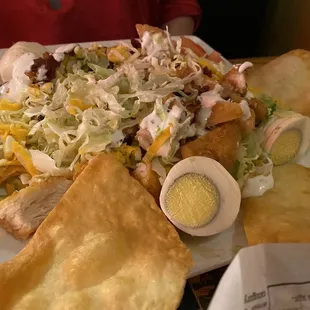 Crispy chicken salad.