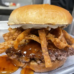 Burger of the Month - Wonton Burger