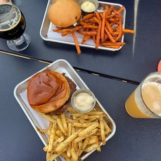 Fig and Goat Cheese Burger