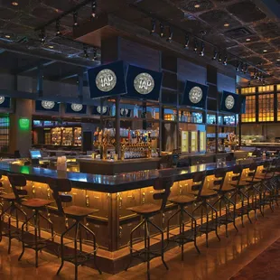 interior, bagels