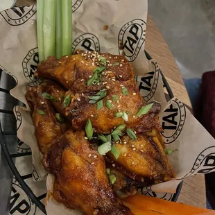 Teriyaki wings