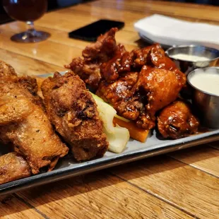 Old Bay &amp; Sriracha honey wings