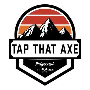 the logo for the tap that axe