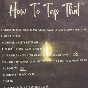 how to tap that