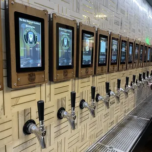 View of the taps