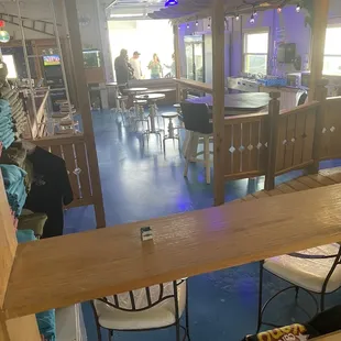 View of the front from the game room