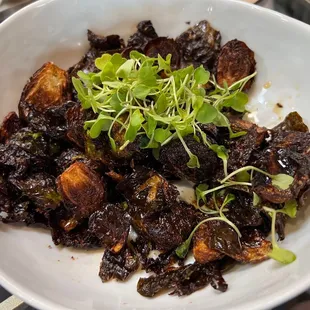 Fried Brussels Sprouts.