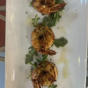 3 medium shrimp $18