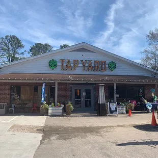 the front of the restaurant